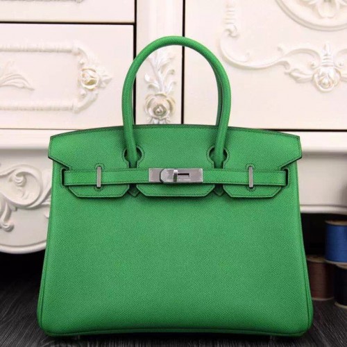 Hermes Birkin 30cm Bag In Bamboo Epsom Leather