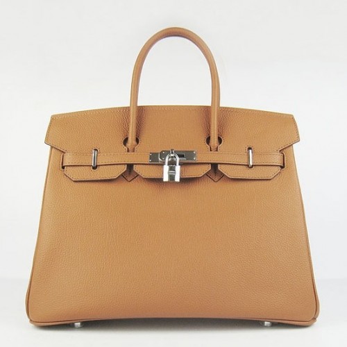 Hermes Birkin 30cm Bag In Brown Togo Leather