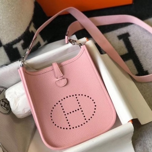 Hermes Pink Evelyne II TPM Messenger Bag