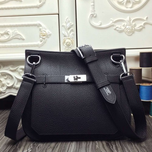 Hermes Black Medium Jypsiere 31cm Bag