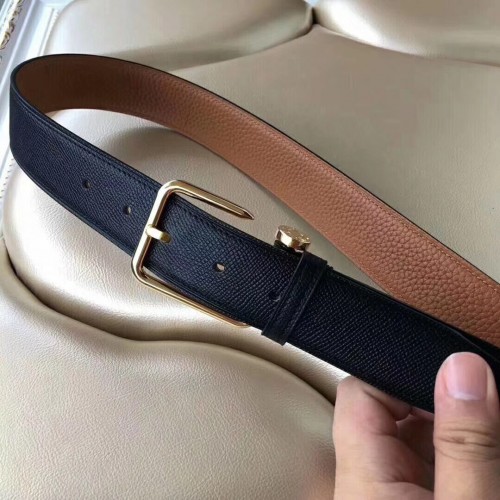 Hermes Lennox 40 MM Belt In Black Epsom Leather