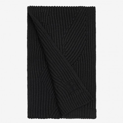 Hermes Black Chamonix Muffler