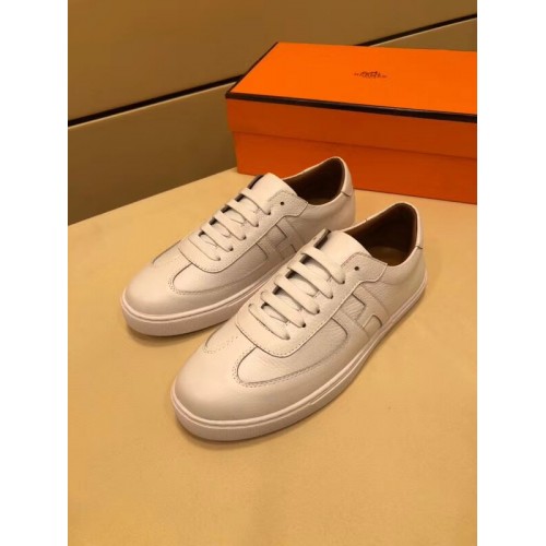 Hermes Olympic Sneakers In Black Leather