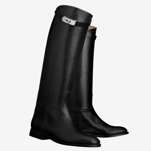 Hermes Black Jumping Boots